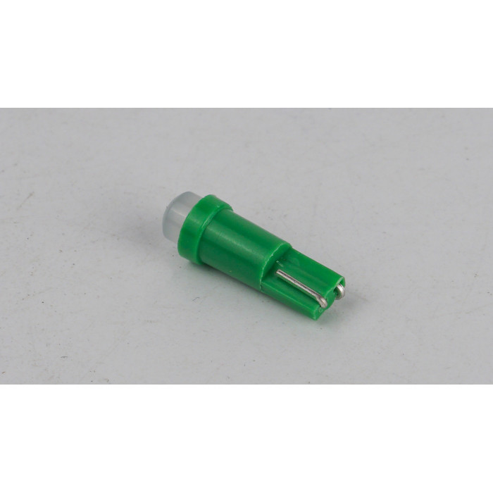 T5-205 Green 12V 0.2W 7Lm BA7S/W1.2W d-5mm C