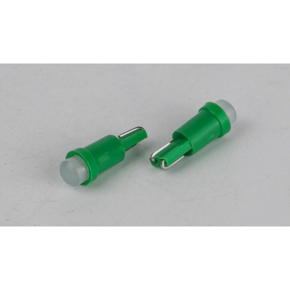 T5-205 Green 12V 0.2W 7Lm BA7S/W1.2W d-5mm C