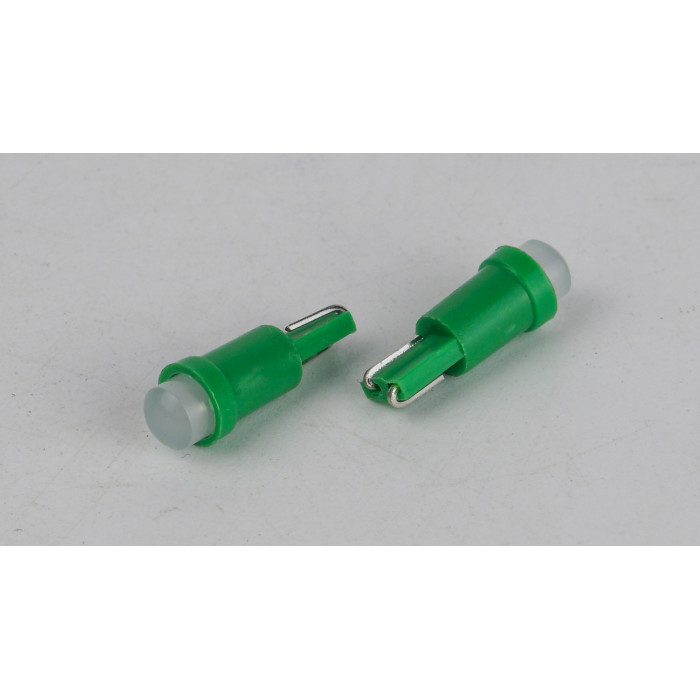 T5-205 Green 12V 0.2W 7Lm BA7S/W1.2W d-5mm C