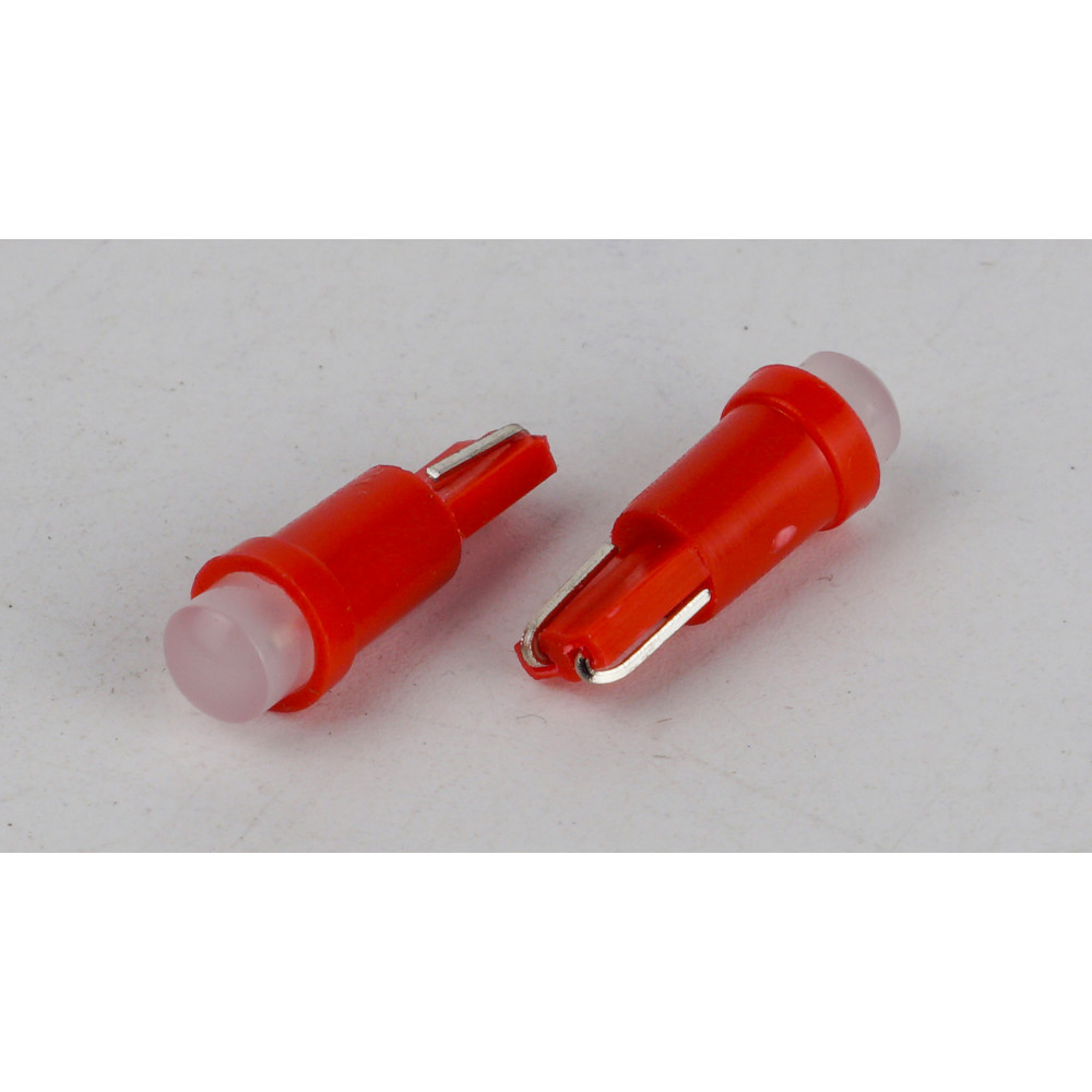 T5-205 Red 24V 0.2W 1Lm BA7S/W1.2W d-5mm C