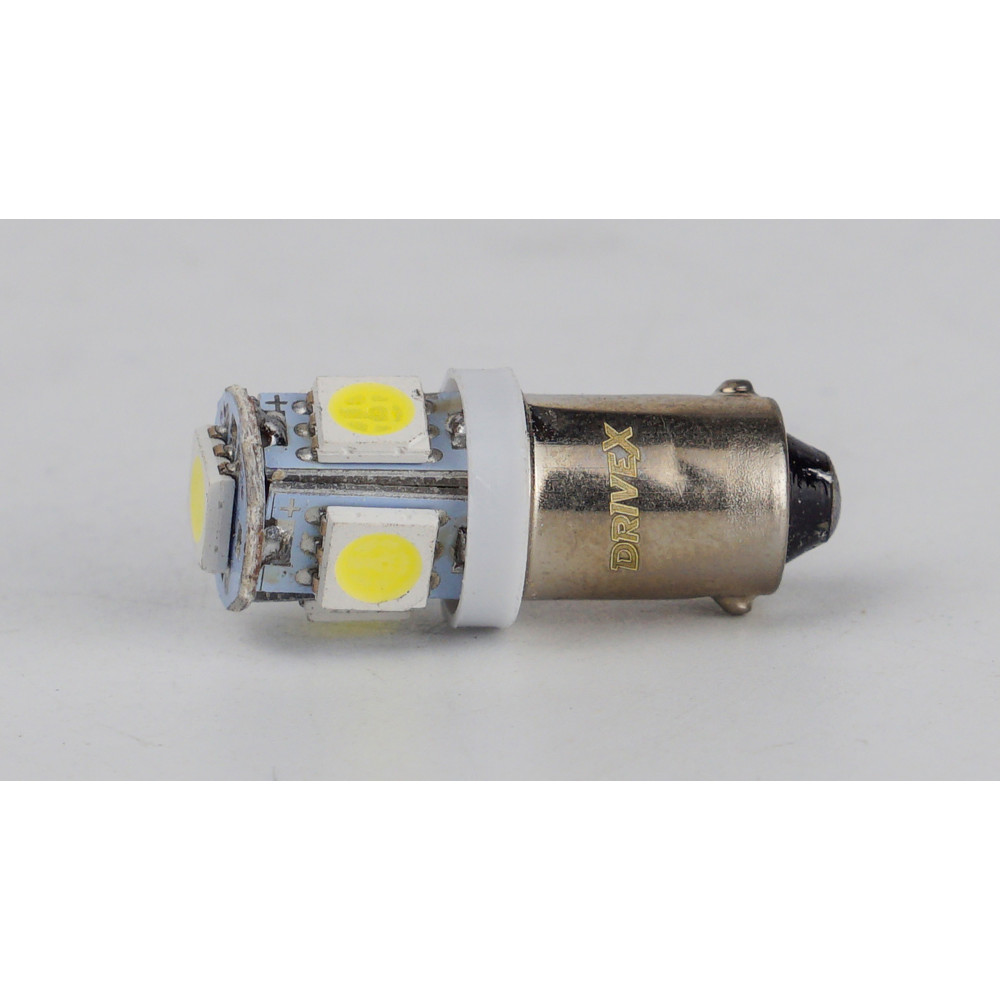 T8-208 12V 1W 15Lm BA9S/T4W d-9mm C