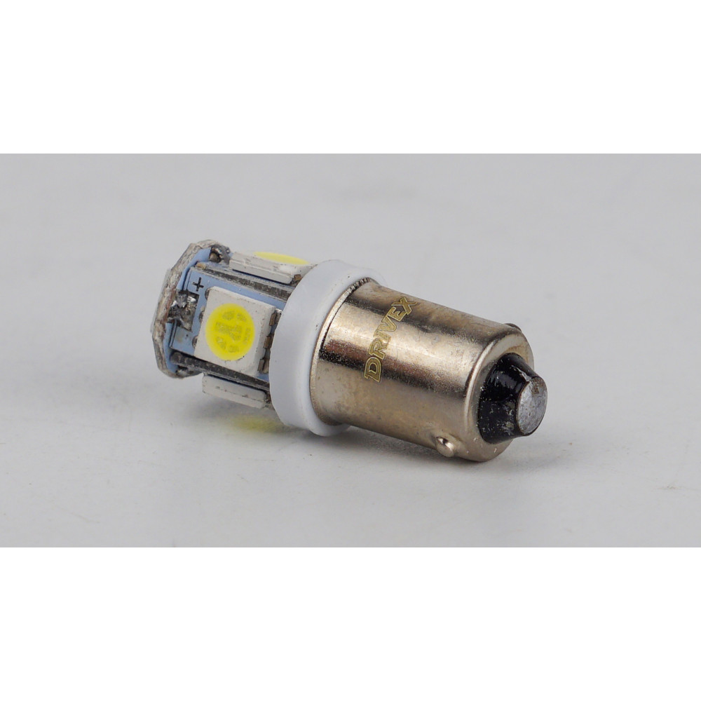 T8-208 12V 1W 15Lm BA9S/T4W d-9mm C