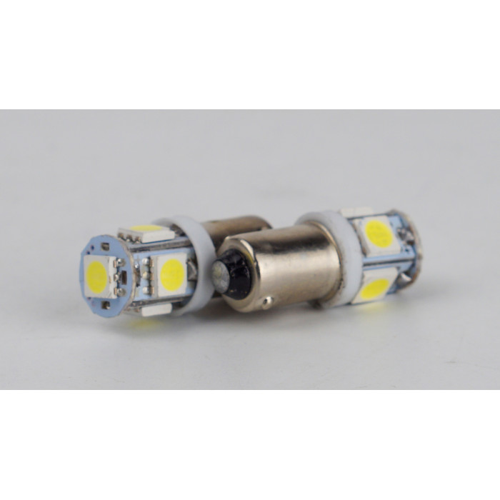 T8-208 12V 1W 15Lm BA9S/T4W d-9mm C