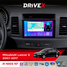 Штатна магнітола для Proton Inspiria 2010+ DriveX A-1003 QLED 10" Android 2+32Гб 4-ядерний 4x50W(TDA7851) бездротовий CarPlay та AndroidAuto