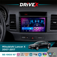 Штатна магнітола для Proton Inspiria 2010+ DriveX SE-1003 QLED 10" Android 8-ядерний 4+64Гб SIM-картка 3G/4G DSP 4x50W(TDA7851) бездротовий CarPlay та AndroidAuto