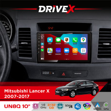 Штатна магнітола для Mitsubishi Galant Fortis 2007+ DriveX UN8 QLED 10" Android 4-ядерний 2x32Гб 4x45W бездротовий CarPlay та AndroidAuto