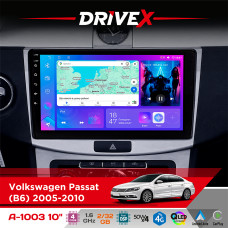 Штатна магнітола для Volkswagen Passat CC 2012-2018 DriveX A-1003 QLED 10" Android 2+32Гб 4-ядерний 4x50W(TDA7851) бездротовий CarPlay та AndroidAuto