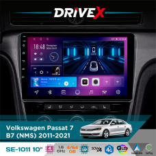 Штатна магнітола для Volkswagen Passat 7 (B7) (NMS) 2011-2021 DriveX SE-1011 QLED 10" Android 4-ядерний 4+64Гб DSP 4x50W(TDA7851) бездротовий CarPlay та AndroidAuto