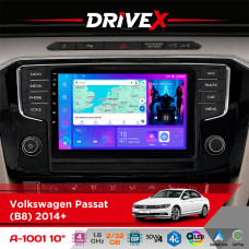 Штатна магнітола для Volkswagen Magotan 2017+ DriveX A-1001 10" Android 4-ядерний 2+32Гб 4x45W бездротовий CarPlay та AndroidAuto
