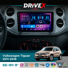 Штатна магнітола для Volkswagen Tiguan 2011-2016 DriveX SE-911 4+64Гб QLED 9" Android 4-ядерний 4x50W(TDA7851) DSP бездротовий CarPlay та AndroidAuto