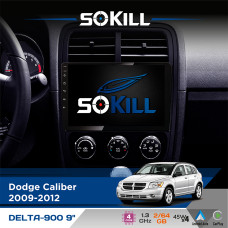 Штатна магнітола для Dodge Caliber 2009-2012 SoKill DELTA-900 9" Android 4-ядерний 2+64Гб 4x45W бездротовий CarPlay та AndroidAuto