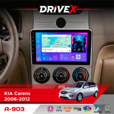 Штатна магнітола для KIA Rondo 2007-2012 DriveX A-903 QLED 9" Android 4-ядерний 2+32Гб 4x50W(TDA7851) бездротовий CarPlay та AndroidAuto