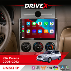 Штатна магнітола для KIA Carens 2006-2012 DriveX UN5 QLED 9" Android 4-ядерний 2+32Гб 4x45W бездротовий CarPlay та AndroidAuto