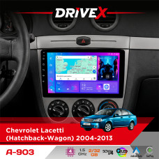 Штатна магнітола для Chevrolet Lacetti (Hatchback-Wagon) 2004-2013 DriveX A-903 QLED 9" Android 4-ядерний 2+32Гб 4x50W(TDA7851) бездротовий CarPlay та AndroidAuto