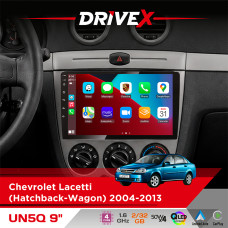 Штатна магнітола для Chevrolet Lacetti (Hatchback-Wagon) 2004-2013 DriveX UN5 QLED 9" Android 4-ядерний 2+32Гб 4x45W бездротовий CarPlay та AndroidAuto