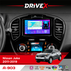 Штатна магнітола для Infiniti ESQ 2014-2019 DriveX A-903 QLED 9" Android 4-ядерний 2+32Гб 4x50W(TDA7851) бездротовий CarPlay та AndroidAuto
