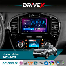 Штатна магнітола для Infiniti ESQ 2014-2019 DriveX SE-903 QLED 9" Android 8-ядерний 4+64Гб SIM-картка 3G/4G DSP 4x50W(TDA7851) бездротовий CarPlay та AndroidAuto