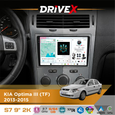 Штатна магнітола для Opel Zafira (B) 2005-2014 DriveX S7 2K QLED 9" Android 8-ядерний 2.7ГГц 6x64Гб SIM-картка 3G/4G AK7808 AB 4x50W DSP AK7739 VELVET бездротовий CarPlay та AndroidAuto