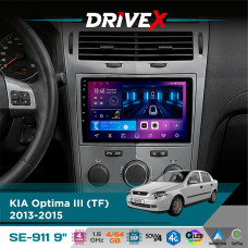 Штатна магнітола для Opel Zafira (B) 2005-2014 DriveX SE-911 4+64Гб QLED 9" Android 4-ядерний 4x50W(TDA7851) DSP бездротовий CarPlay та AndroidAuto