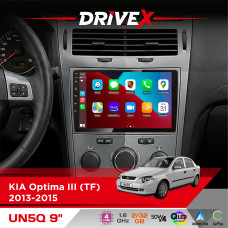 Штатна магнітола для Opel Antara 2006-2015 DriveX UN5 QLED 9" Android 4-ядерний 2+32Гб 4x45W бездротовий CarPlay та AndroidAuto