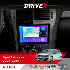 Штатна магнітола для Opel Astra (H) 2004-2014 DriveX A-903 QLED 9" Android 4-ядерний 2+32Гб 4x50W(TDA7851) бездротовий CarPlay та AndroidAuto