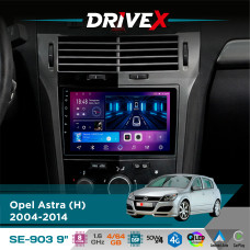 Штатна магнітола для Opel Zafira (B) 2005-2014 DriveX SE-903 QLED 9" Android 8-ядерний 4+64Гб SIM-картка 3G/4G DSP 4x50W(TDA7851) бездротовий CarPlay та AndroidAuto