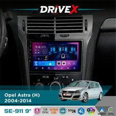 Штатна магнітола для Opel Zafira (B) 2005-2014 DriveX SE-911 4+64Гб QLED 9" Android 4-ядерний 4x50W(TDA7851) DSP бездротовий CarPlay та AndroidAuto