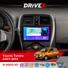Штатна магнітола для Toyota Tundra 2007-2013 DriveX A-1003 QLED 10" Android 2+32Гб 4-ядерний 4x50W(TDA7851) бездротовий CarPlay та AndroidAuto