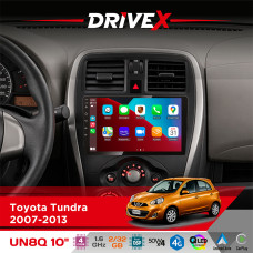 Штатна магнітола для Toyota Tundra 2007-2013 DriveX UN8 QLED 10" Android 4-ядерний 2x32Гб 4x45W бездротовий CarPlay та AndroidAuto