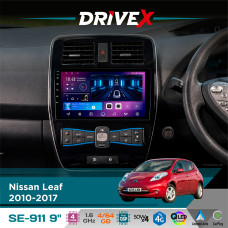 Штатна магнітола для Nissan Leaf 2010-2017 DriveX SE-911 4+64Гб QLED 9" Android 4-ядерний 4x50W(TDA7851) DSP бездротовий CarPlay та AndroidAuto