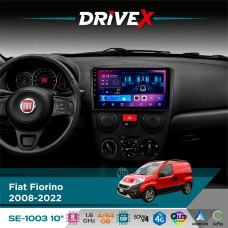 Штатна магнітола для Citroen Nemo 2008-2017 DriveX SE-1003 QLED 10" Android 8-ядерний 4+64Гб SIM-картка 3G/4G DSP 4x50W(TDA7851) бездротовий CarPlay та AndroidAuto