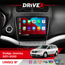 Штатна магнітола для Dodge Journey 2011-2020 DriveX UN5 QLED 9" Android 4-ядерний 2+32Гб 4x45W бездротовий CarPlay та AndroidAuto