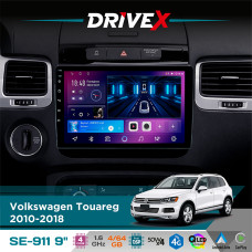 Штатна магнітола для Volkswagen Touareg 2010-2018 DriveX SE-911 4+64Гб QLED 9" Android 4-ядерний 4x50W(TDA7851) DSP бездротовий CarPlay та AndroidAuto