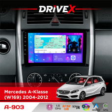 Штатна магнітола для Mercedes Vito (W639) 2006-2014 DriveX A-903 QLED 9" Android 4-ядерний 2+32Гб 4x50W(TDA7851) бездротовий CarPlay та AndroidAuto
