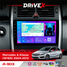 Штатна магнітола для Mercedes Vito (W639) 2006-2014 DriveX A-903 QLED 9" Android 4-ядерний 2+32Гб 4x50W(TDA7851) бездротовий CarPlay та AndroidAuto