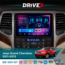 Штатна магнітола для Dodge Durango 2011-2013 DriveX SE-1011 QLED 10" Android 4-ядерний 4+64Гб DSP 4x50W(TDA7851) бездротовий CarPlay та AndroidAuto