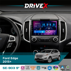 Штатна магнітола для Ford Edge 2015+ DriveX SE-903 QLED 9" Android 8-ядерний 4+64Гб SIM-картка 3G/4G DSP 4x50W(TDA7851) бездротовий CarPlay та AndroidAuto