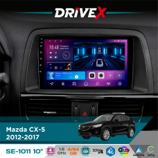 Штатна магнітола для Mazda CX-5 2012-2017 DriveX SE-1011 QLED 10" Android 4-ядерний 4+64Гб DSP 4x50W(TDA7851) бездротовий CarPlay та AndroidAuto