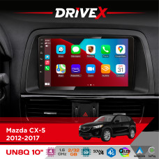 Штатна магнітола для Mazda CX-5 2012-2017 DriveX UN8 QLED 10" Android 4-ядерний 2x32Гб 4x45W бездротовий CarPlay та AndroidAuto