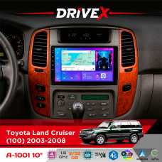 Штатна магнітола для Lexus LX 470 1998-2007 DriveX A-1001 10" Android 4-ядерний 2+32Гб 4x45W бездротовий CarPlay та AndroidAuto