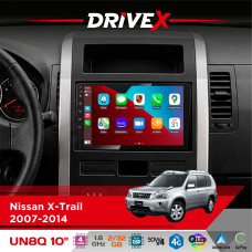 Штатна магнітола для Dongfeng Fengdu MX6 2015+ DriveX UN8 QLED 10" Android 4-ядерний 2x32Гб 4x45W бездротовий CarPlay та AndroidAuto
