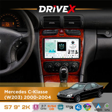 Штатна магнітола для Mercedes Vito (W639) 2003-2006 DriveX S7 2K QLED 9" Android 8-ядерний 2.7ГГц 6x64Гб SIM-картка 3G/4G AK7808 AB 4x50W DSP AK7739 VELVET бездротовий CarPlay та AndroidAuto