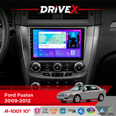 Штатна магнітола для Ford Fusion 2009-2012 DriveX A-1001 10" Android 4-ядерний 2+32Гб 4x45W бездротовий CarPlay та AndroidAuto