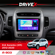 Штатна магнітола для KIA Sorento (XM) 2012-2020 DriveX A-903 QLED 9" Android 4-ядерний 2+32Гб 4x50W(TDA7851) бездротовий CarPlay та AndroidAuto