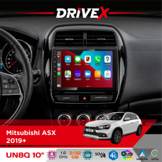 Штатна магнітола для Mitsubishi RVR 2019+ DriveX UN8 QLED 10" Android 4-ядерний 2x32Гб 4x45W бездротовий CarPlay та AndroidAuto