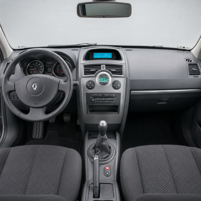 Штатна магнітола для Renault Megane II 2003-2009 DriveX S7+ 2K QLED 9" Android 8-ядерний 2.7ГГц 8x128Гб SIM-картка 3G/4G AK7808 AB 4x50W 360° DSP AK7739 VELVET бездротовий CarPlay та AndroidAuto