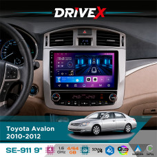 Штатна магнітола для Toyota Avalon 2010-2012 DriveX SE-911 4+64Гб QLED 9" Android 4-ядерний 4x50W(TDA7851) DSP бездротовий CarPlay та AndroidAuto