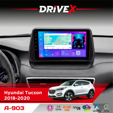 Штатна магнітола для Hyundai Tucson 2018-2020 DriveX A-903 QLED 9" Android 4-ядерний 2+32Гб 4x50W(TDA7851) бездротовий CarPlay та AndroidAuto