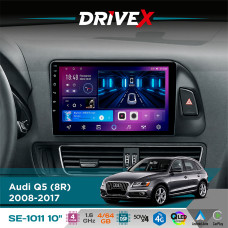 Штатна магнітола для Audi Q5 (8R) 2008-2017 DriveX SE-1011 QLED 10" Android 4-ядерний 4+64Гб DSP 4x50W(TDA7851) бездротовий CarPlay та AndroidAuto