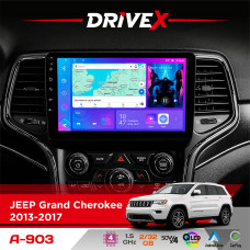 Штатна магнітола для JEEP Grand Cherokee 2013-2017 DriveX A-903 QLED 9" Android 4-ядерний 2+32Гб 4x50W(TDA7851) бездротовий CarPlay та AndroidAuto